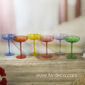 custom colored cocktail glasses